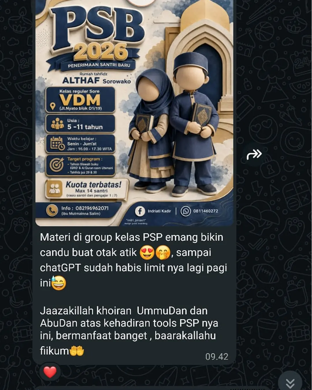 Testimoni pengguna PSP